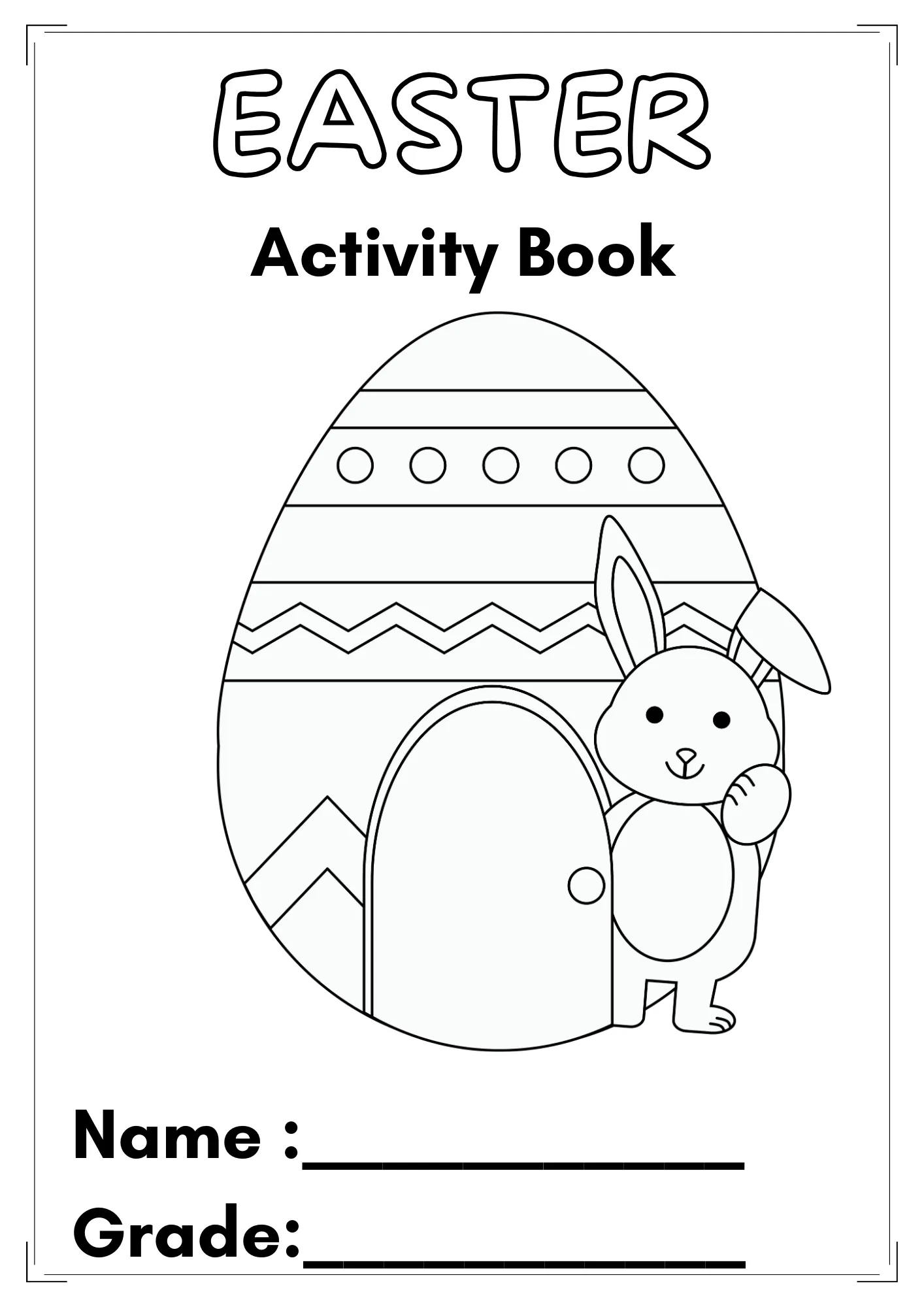 Easter Worksheets For Kids