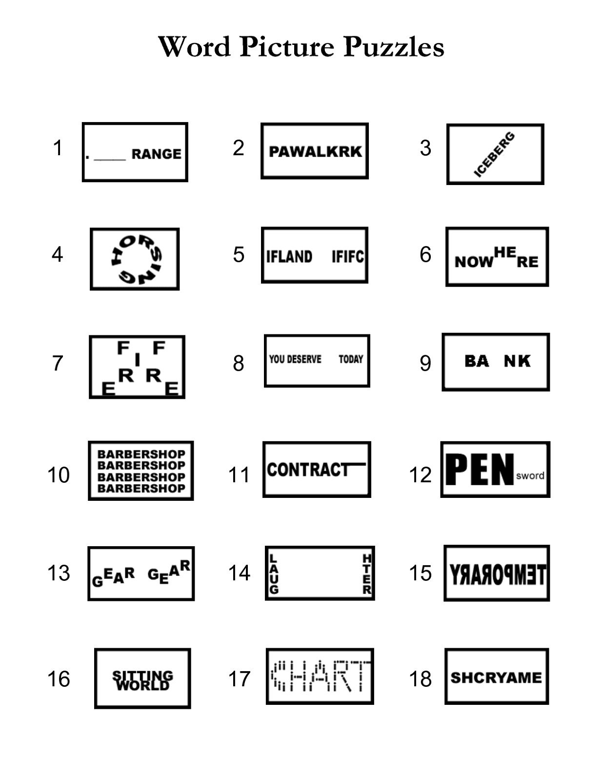 10 Rebus Puzzles Ideas Rebus Puzzles Brain Teasers Brain 