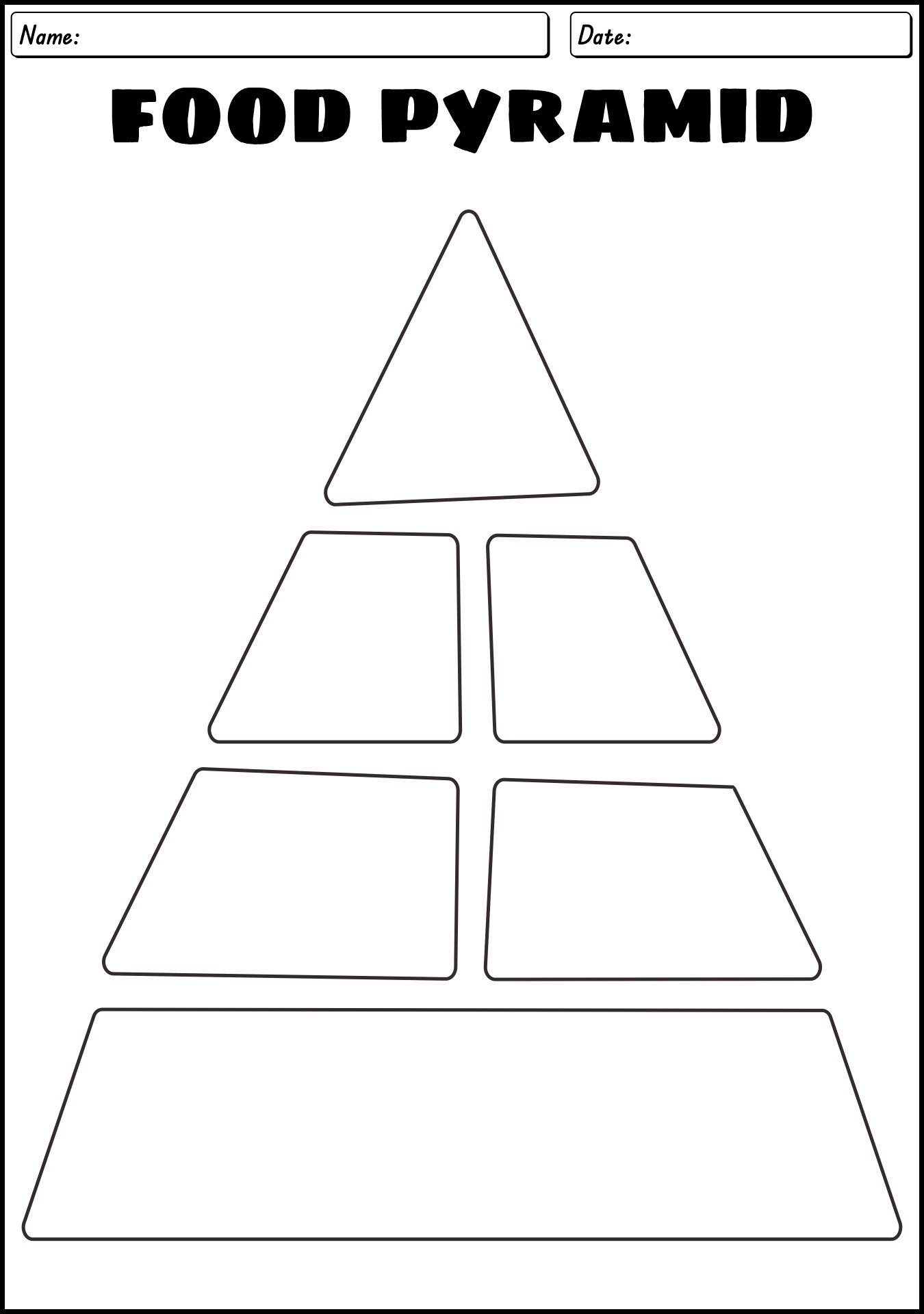 Printable Pyramid Template