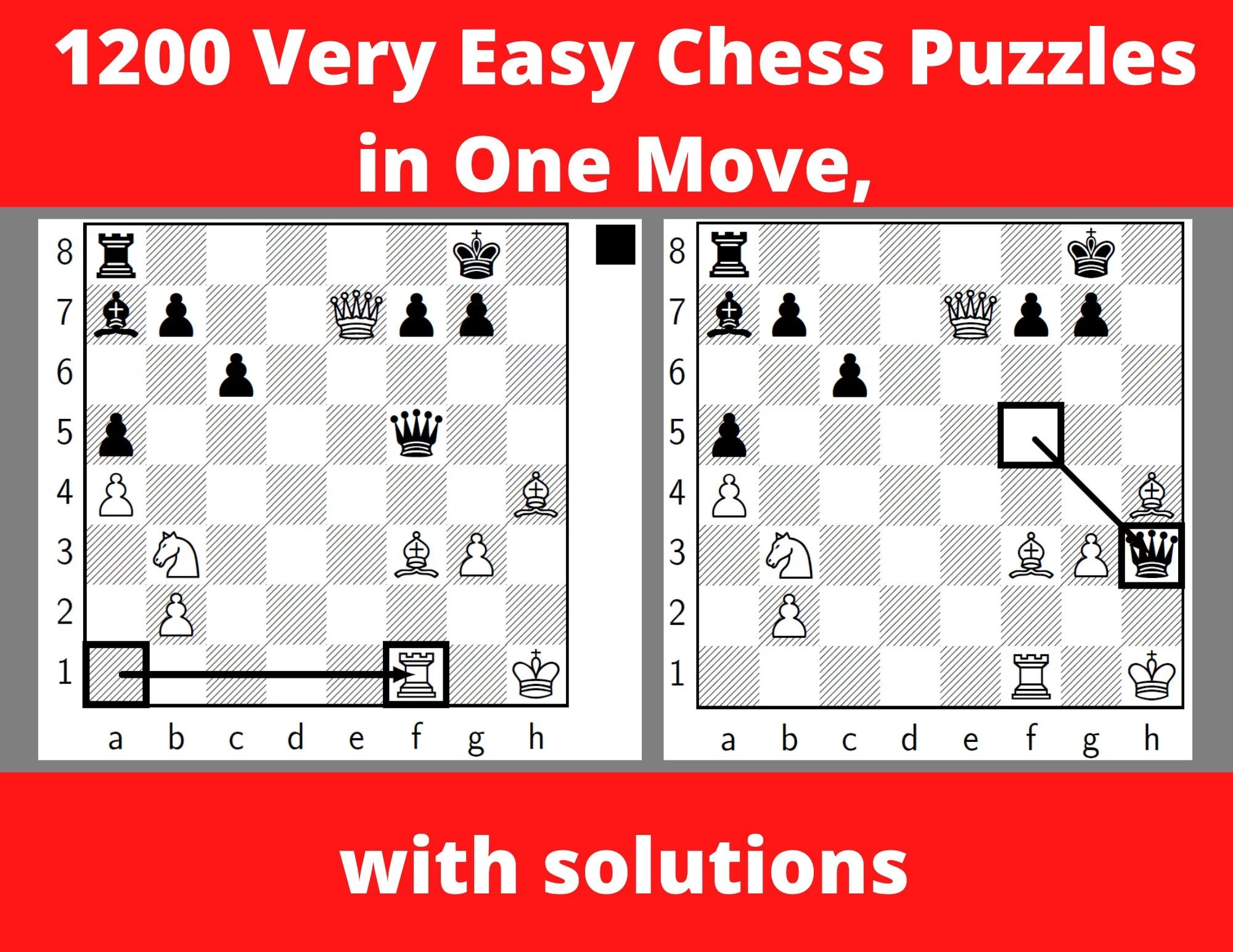 1200 Schach Puzzles In Einem Zug Printable PDF mit L sungen 