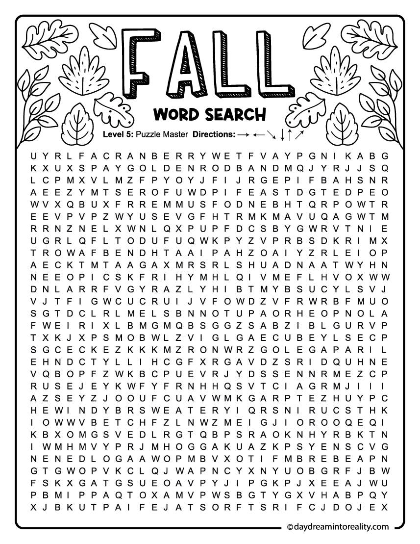 Free Printable Difficult Word Puzzles