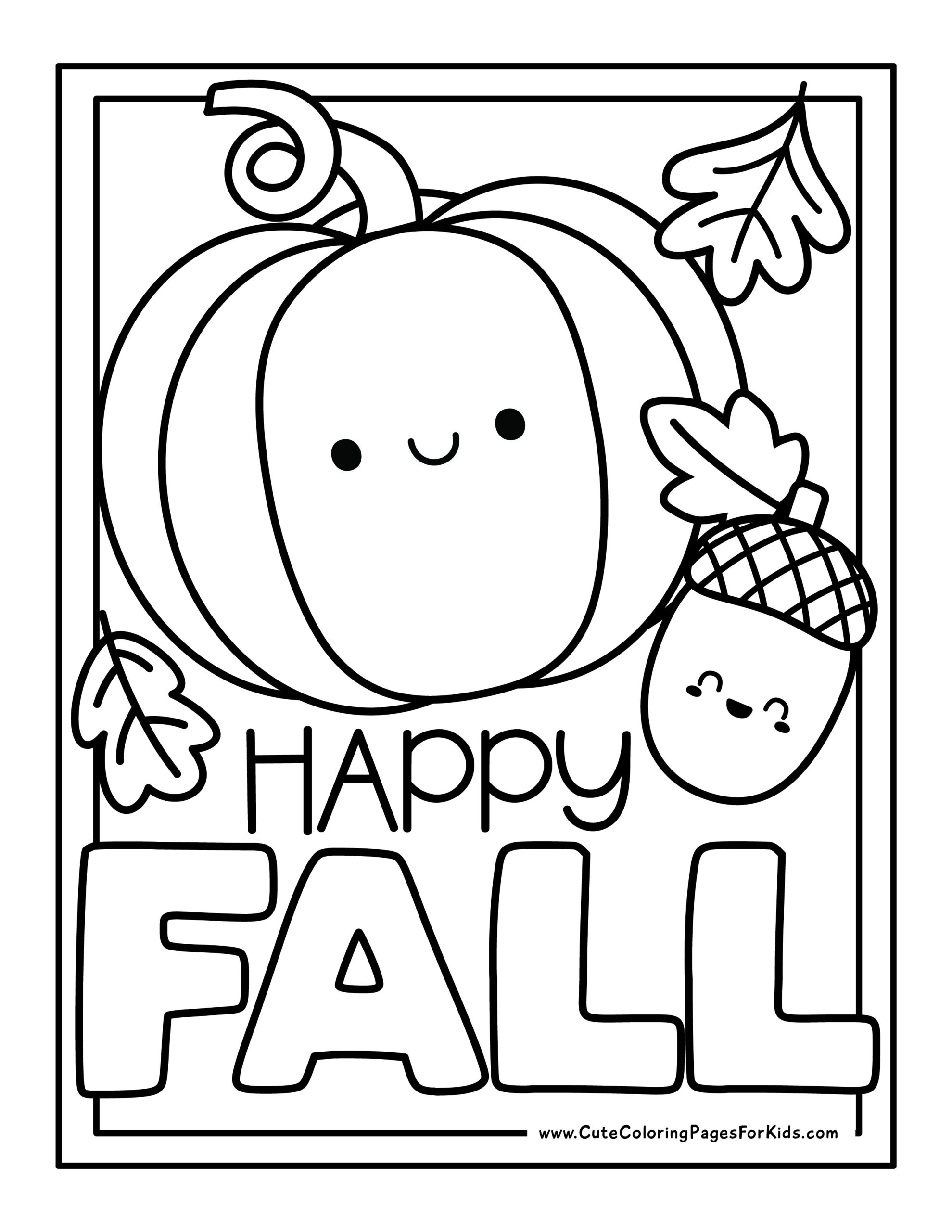 Autumn Activity Sheet For Kids
