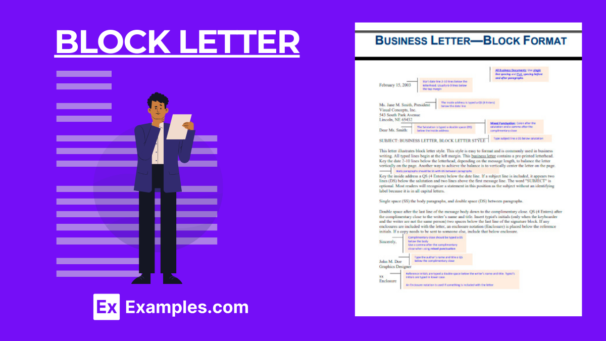 19 Block Letter Examples To Download