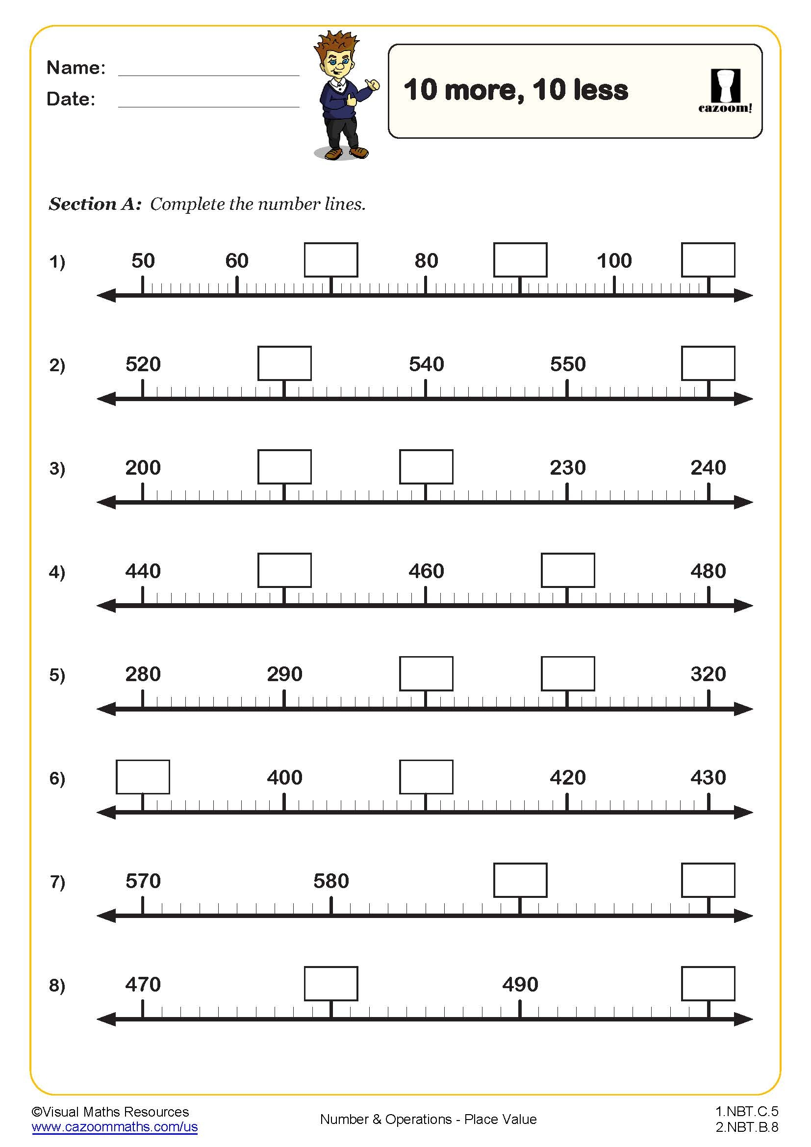 1st Grade Math Worksheets PDF Printable Math Worksheets Cazoom 