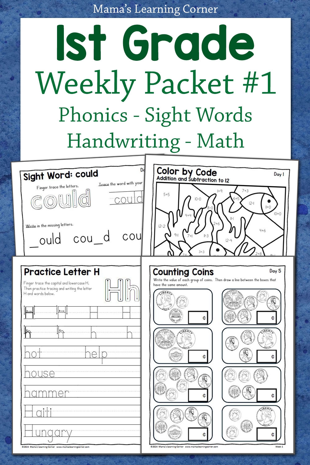 First Grade Worksheets Free Printable