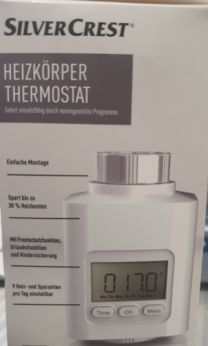 2 X SILVERCREST Heizk rperthermostat NEU 635 