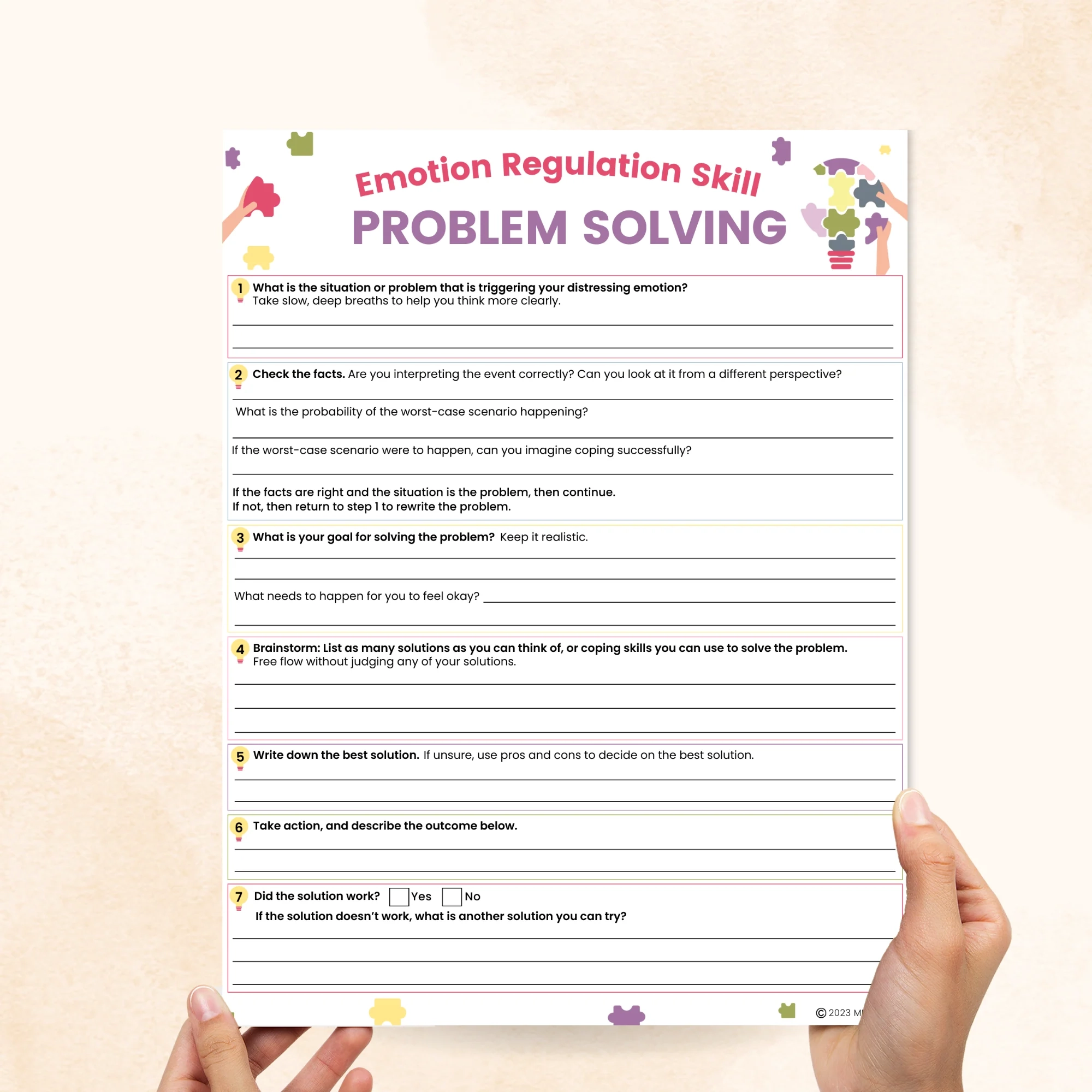 20 Printable Emotion Regulation Worksheets And Handouts Mental 