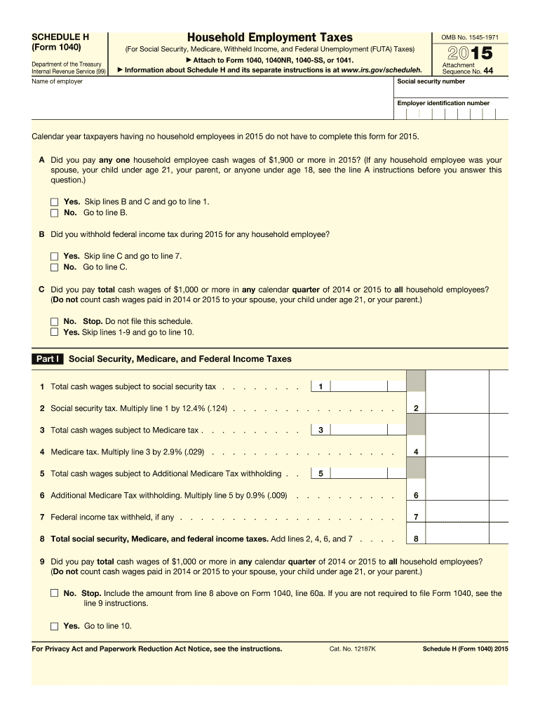 2015 H Fill Out amp Sign Online DocHub