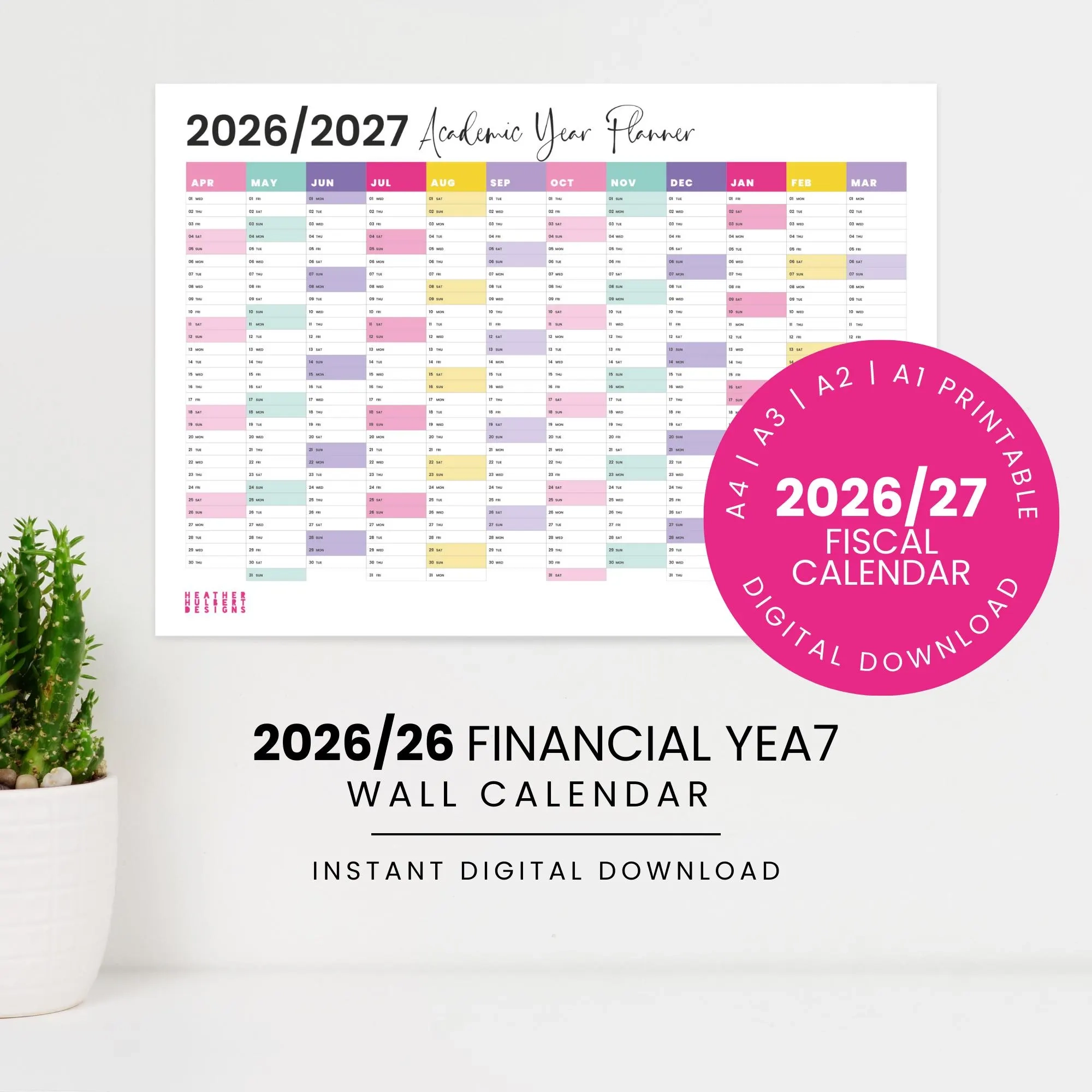 2024 Uk Calendar Etsy