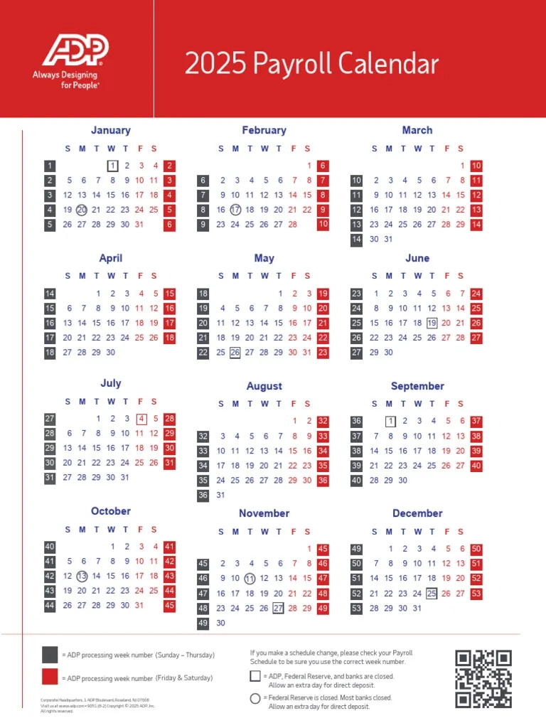 2026 Payroll Calendar Biweekly Printable