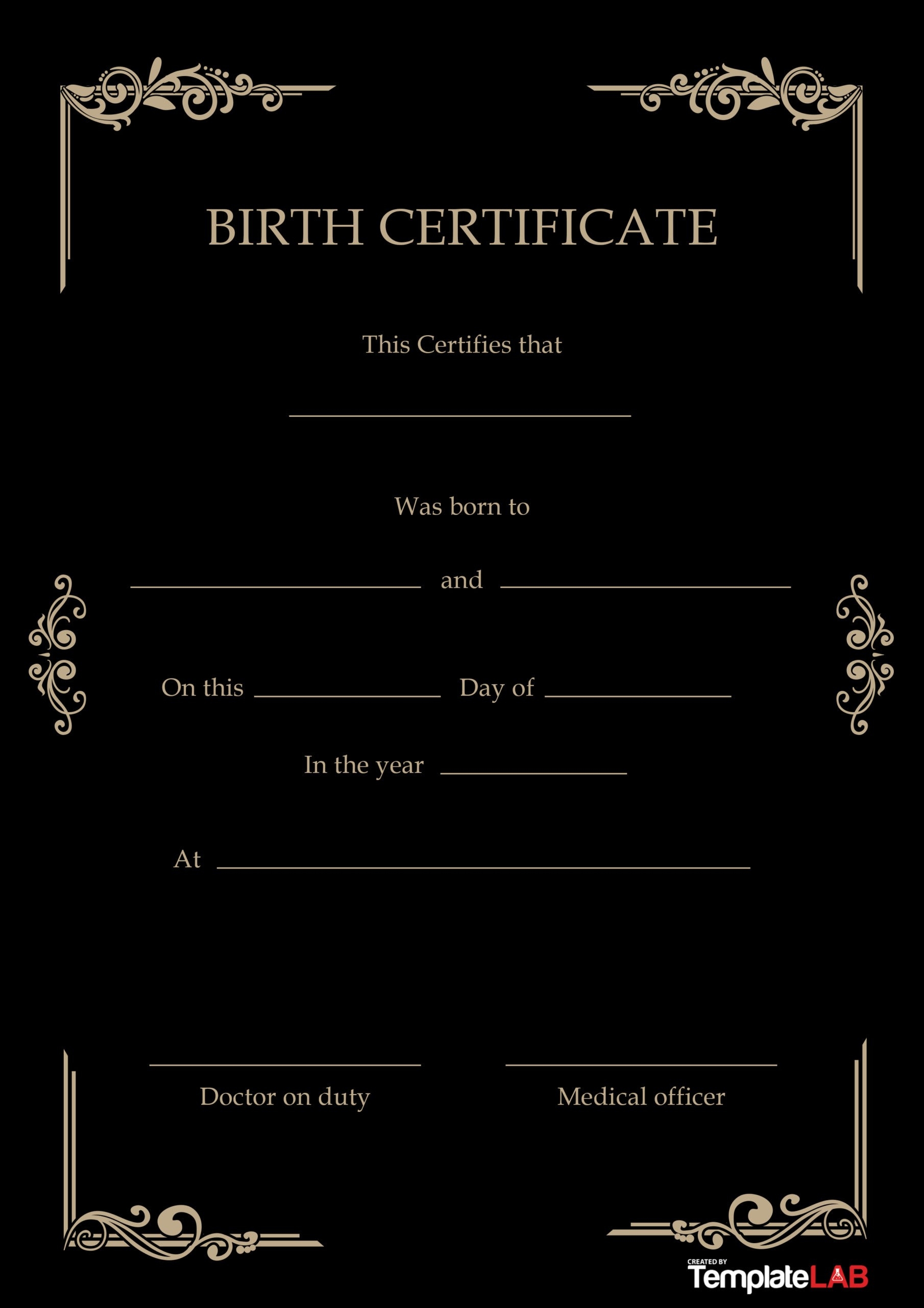 27 Birth Certificate Templates Word PPT amp PDF TemplateLab