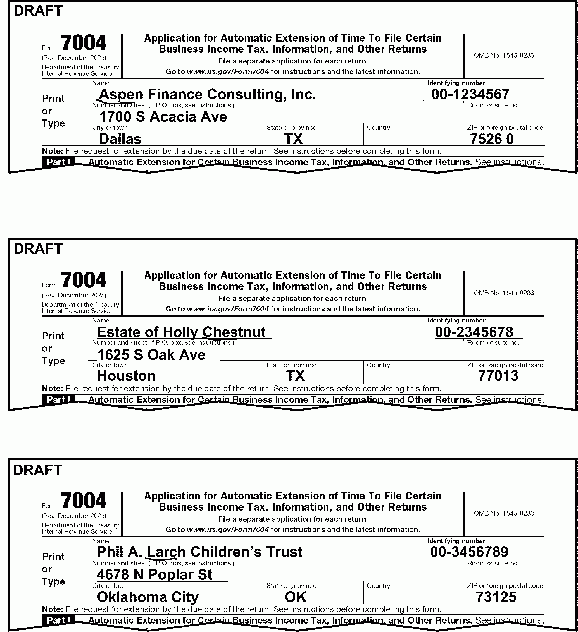 Irs Form 7004 2026