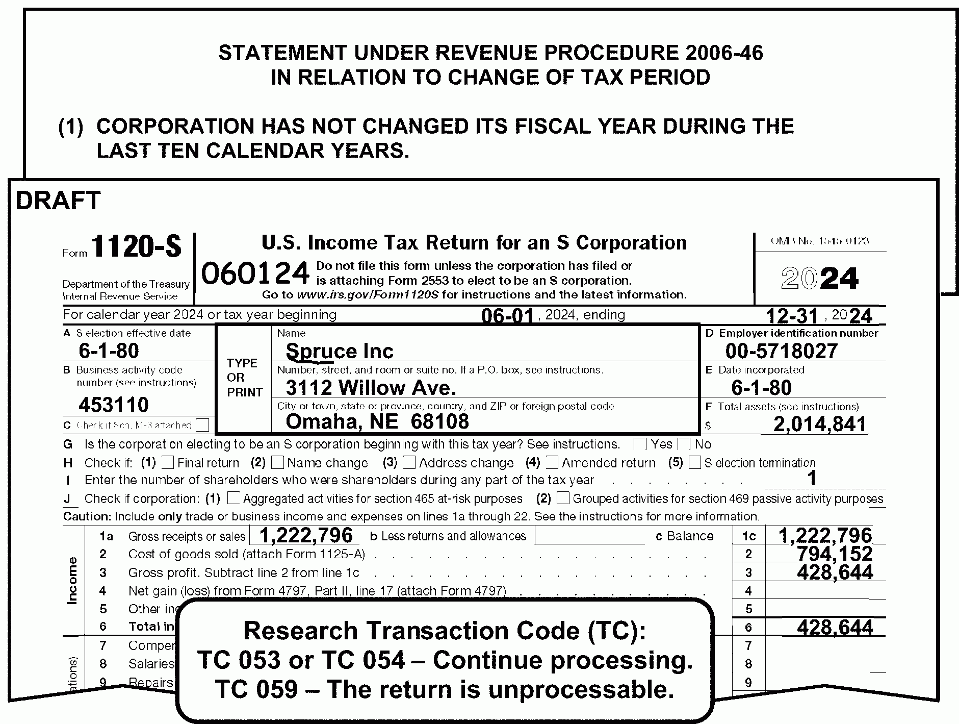Irs Form 1120 Due Date 2026