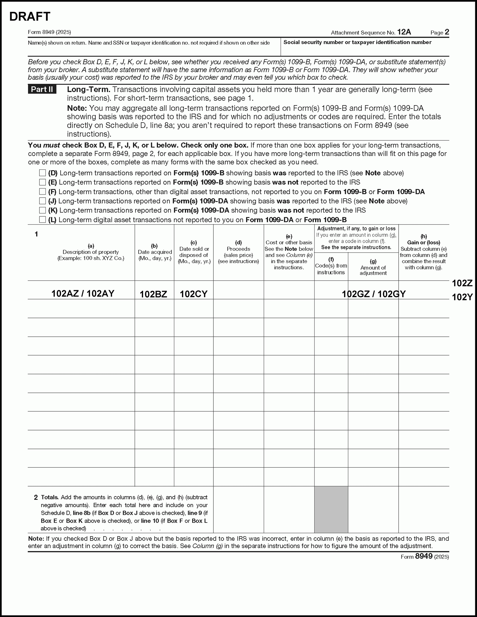 Irs Form 4562 Printable 2026
