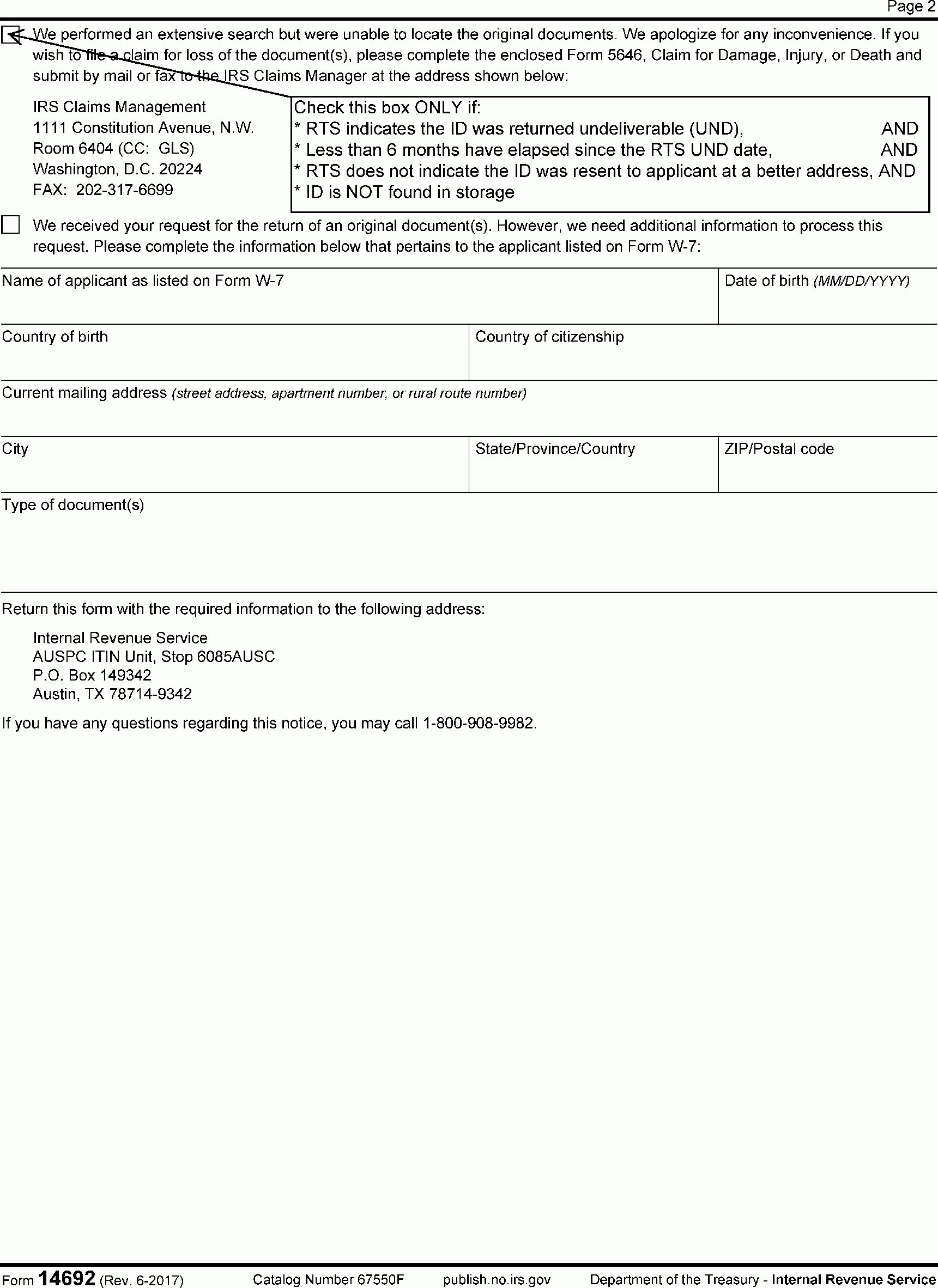 3 21 263 IRS Individual Taxpayer Identification Number ITIN Real 