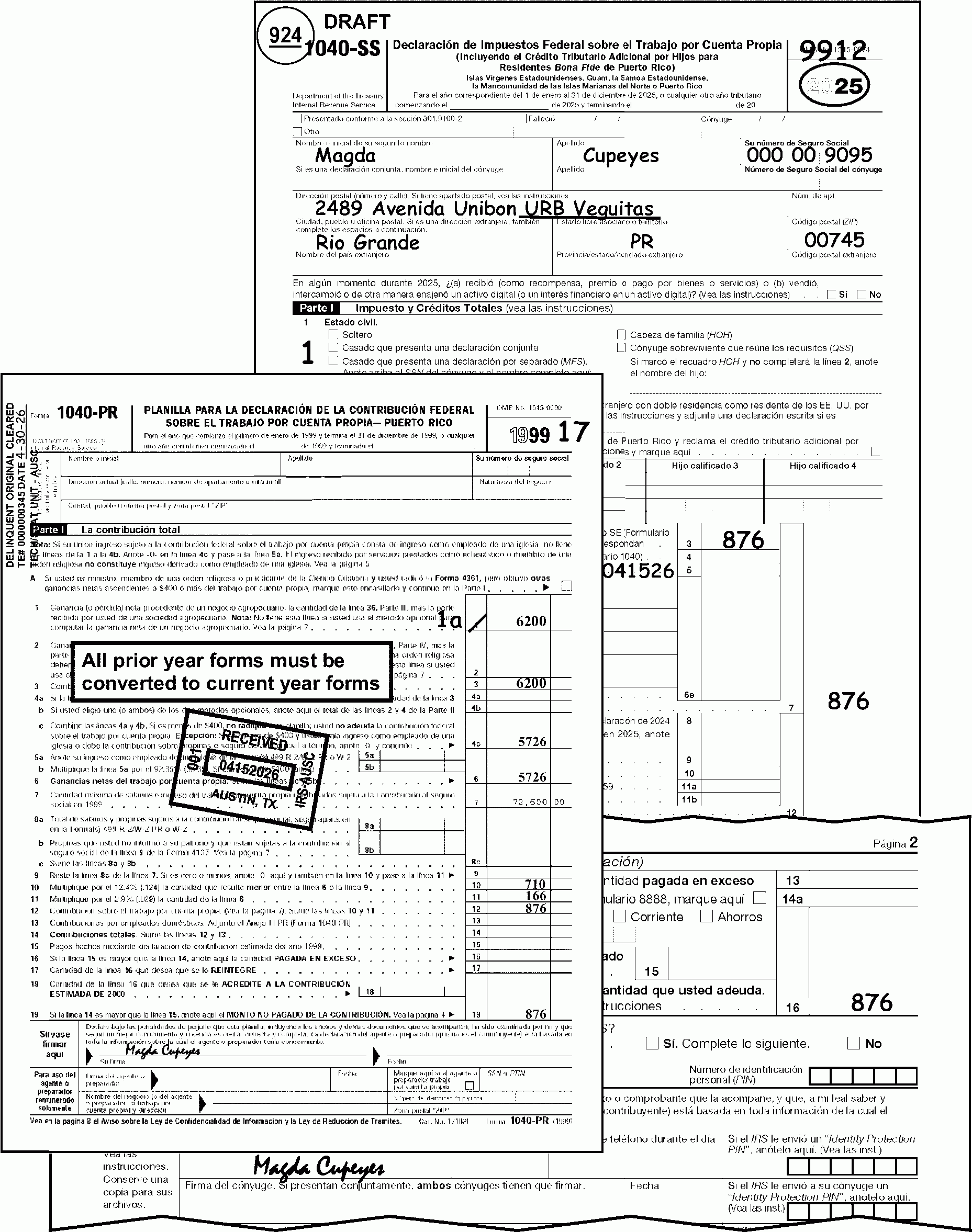 3 21 3 Individual Income Tax Returns Internal Revenue Service