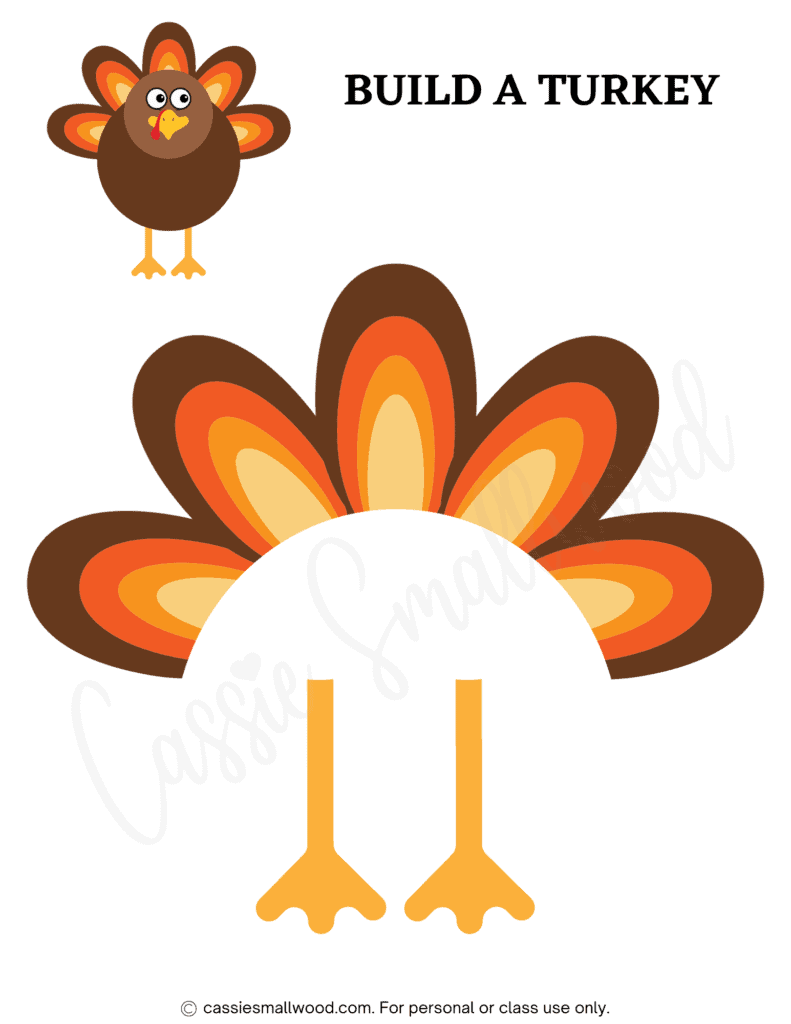 31 Cutest Turkey Templates Cassie Smallwood