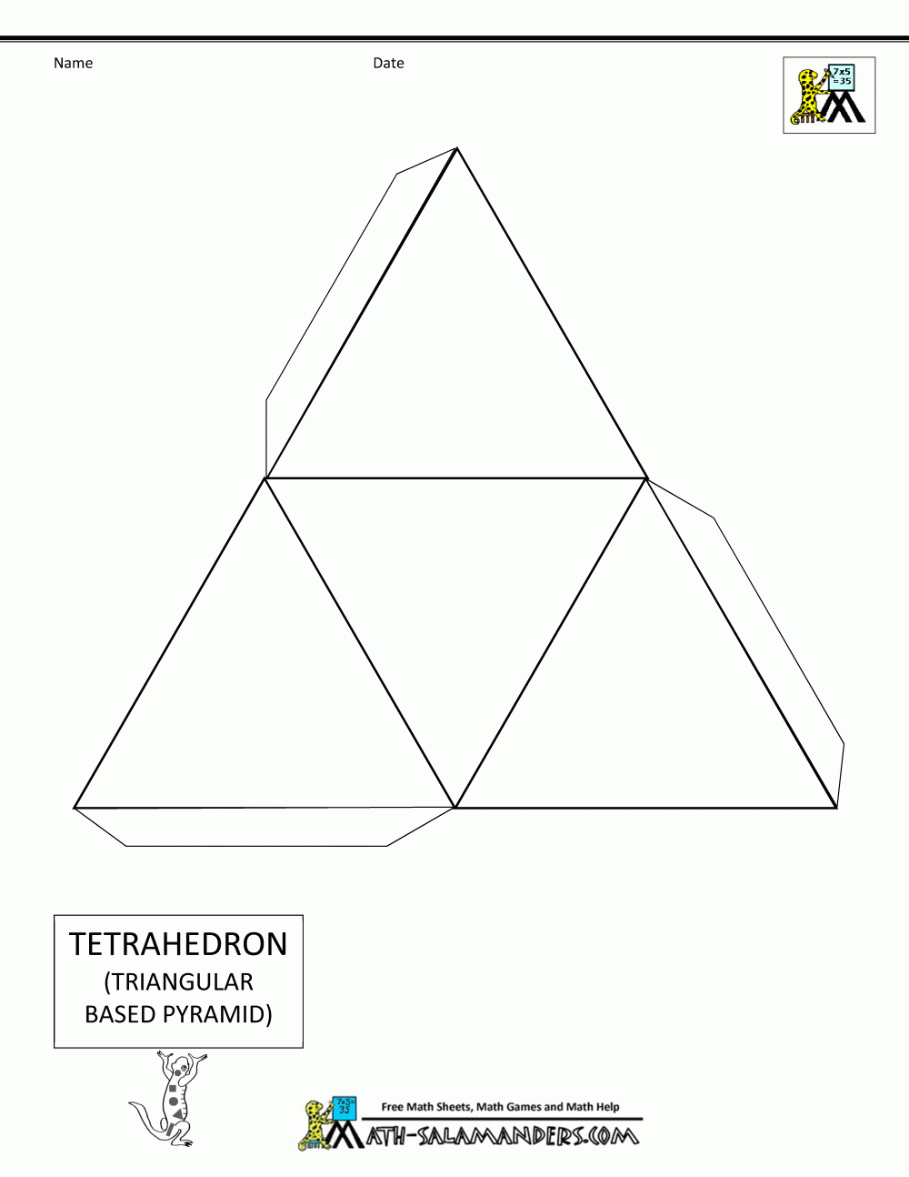 Printable 3 D Shapes
