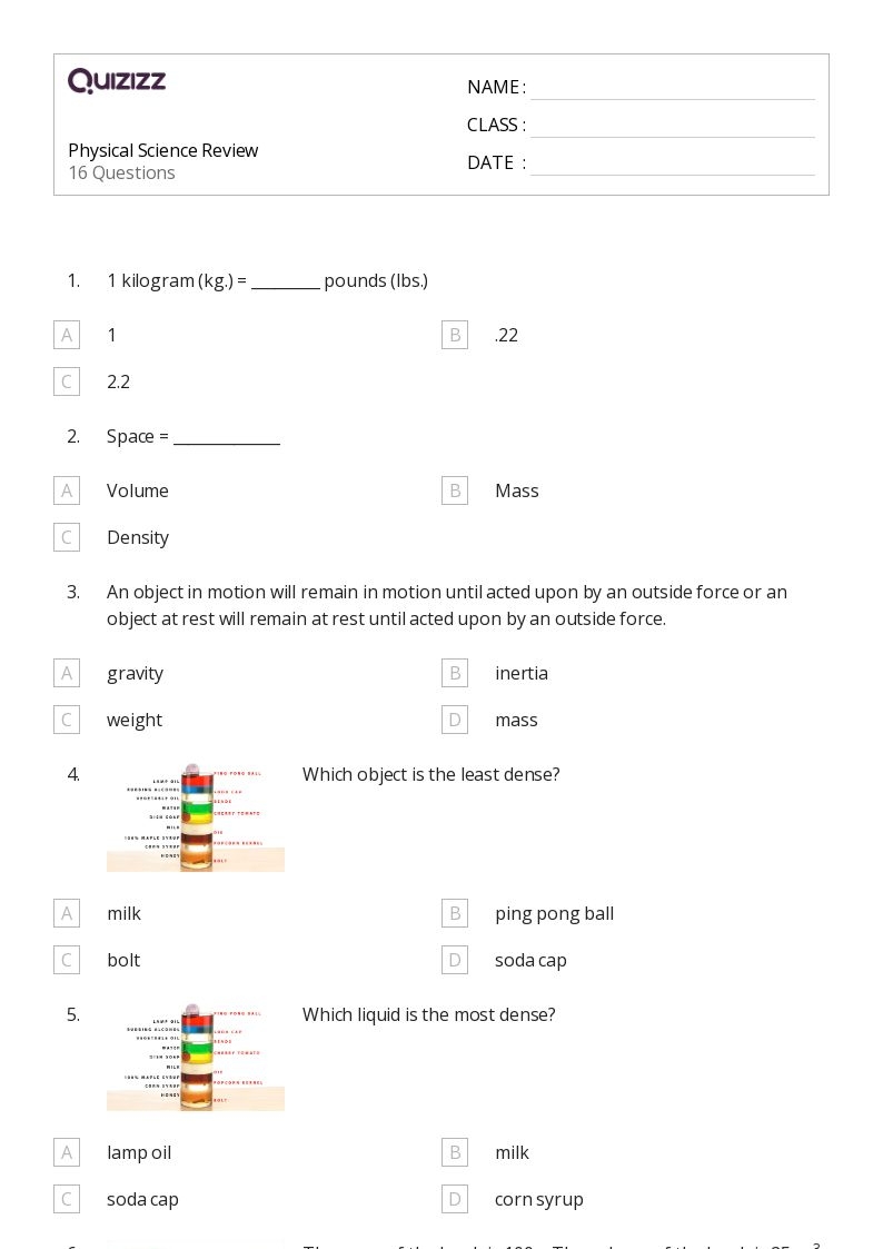 50 Grade 6 Worksheets On Quizizz Free amp Printable