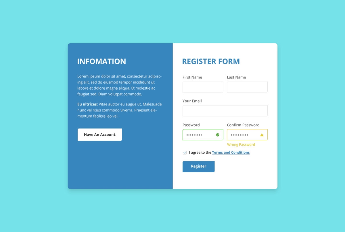 55 Best Free Bootstrap Registration Form Designs 2025 Colorlib