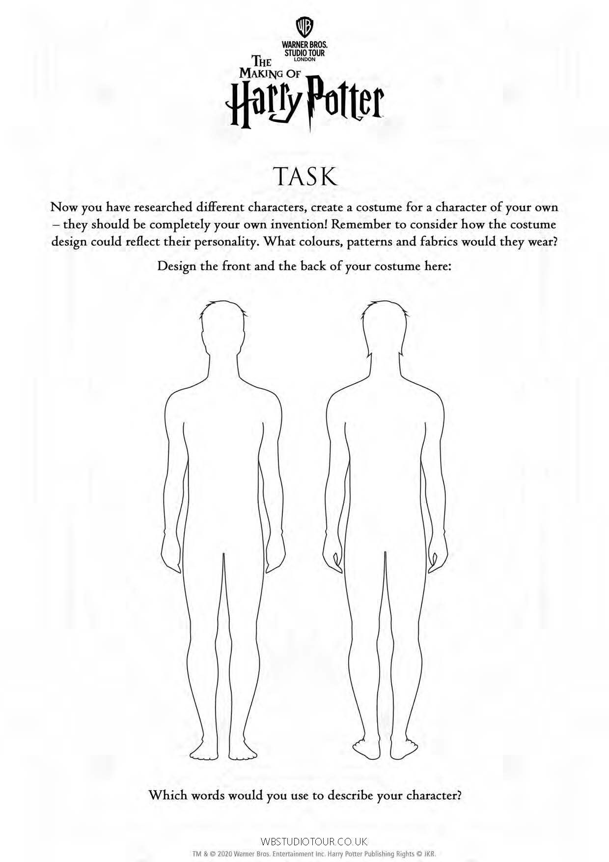 Harry Potter Worksheets Printable Free