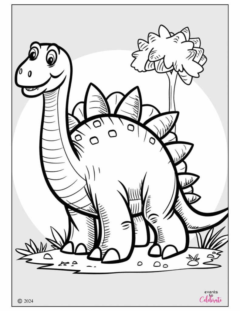 Adorable Dinosaur Coloring Pages For Kids Free Printables 