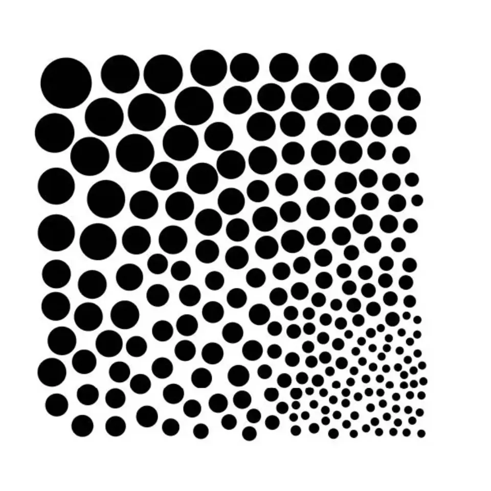 Airbrush Stencil ST SF002 circle textures paint hobby stencil By 