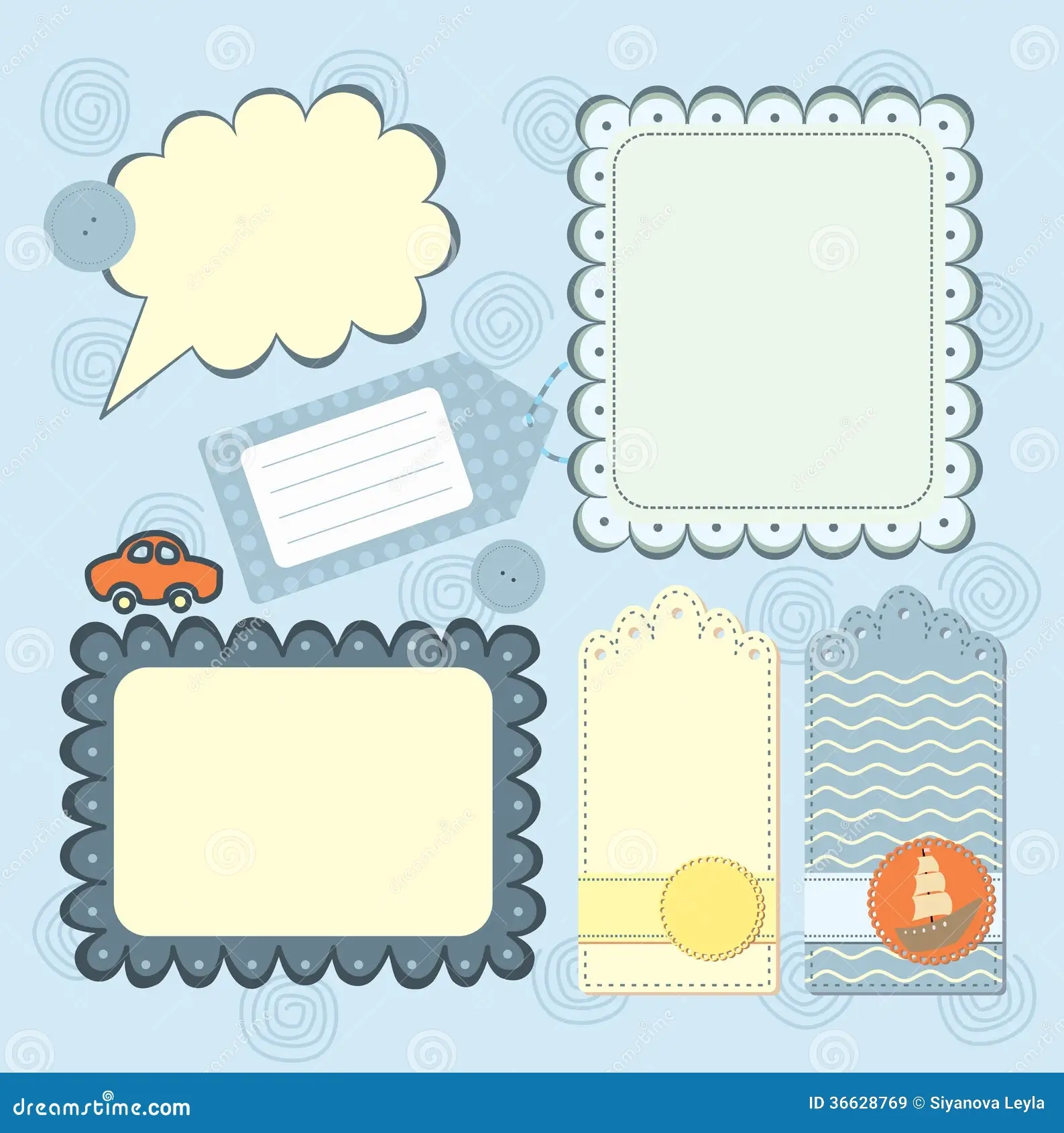 Scrapbook Design Printable For Boys
