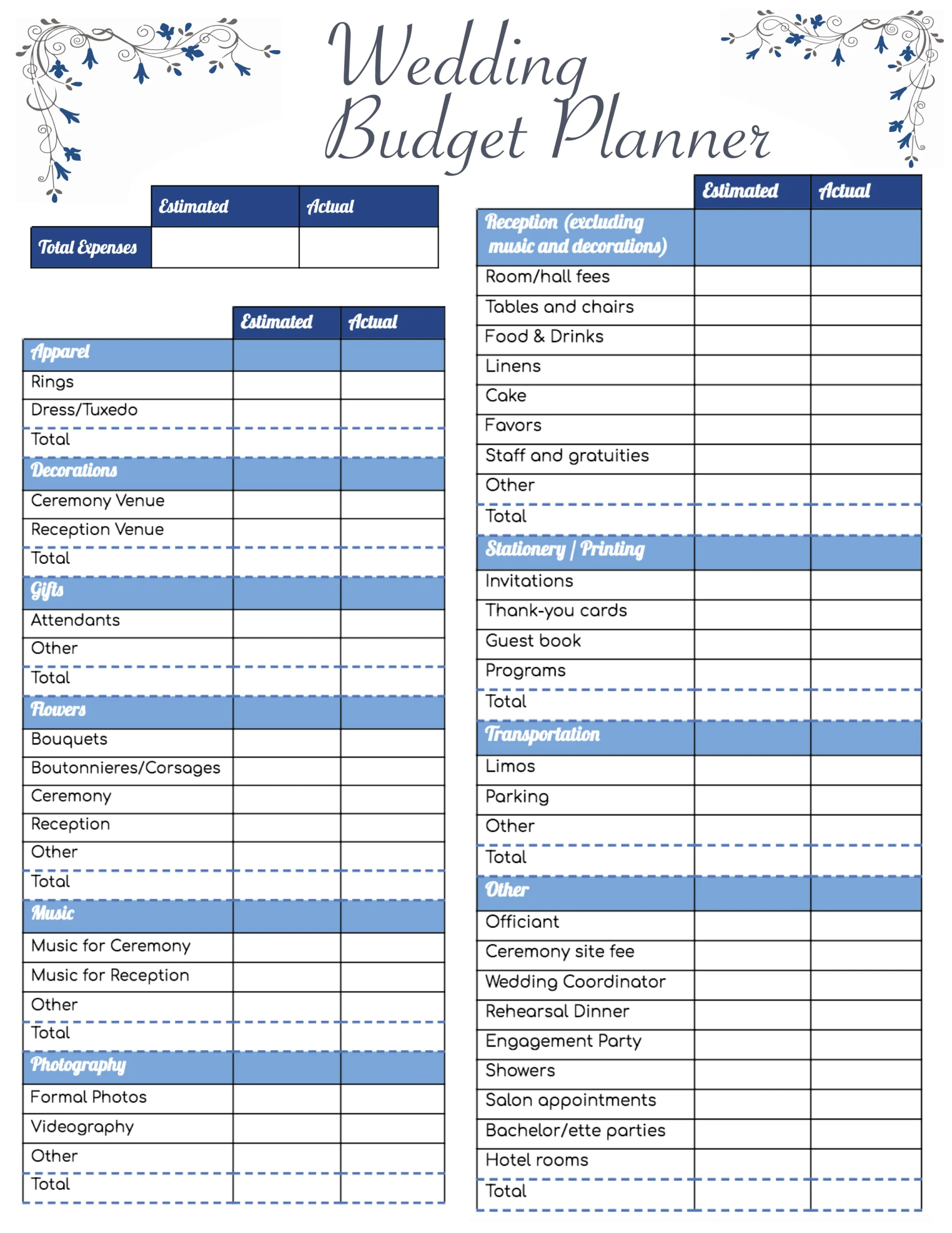 Budget Template Small Wedding Budget Checklist Small Wedding Budget Breakdown Wedding Budget Excel