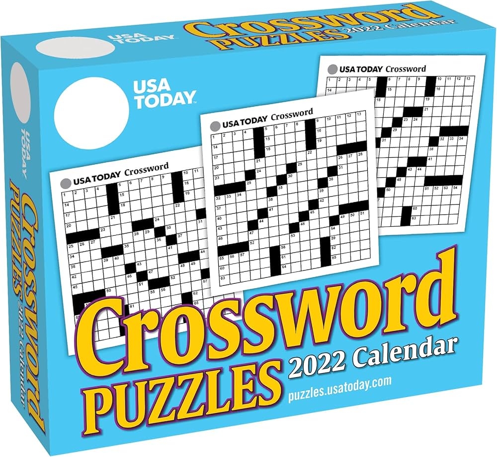 Buy USA Today Crossword Puzzles 2022 Day To Day Calendar Book 