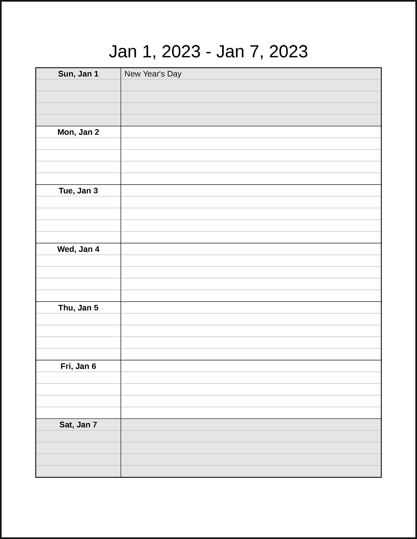 Blank Printable Calendar 3 Rows