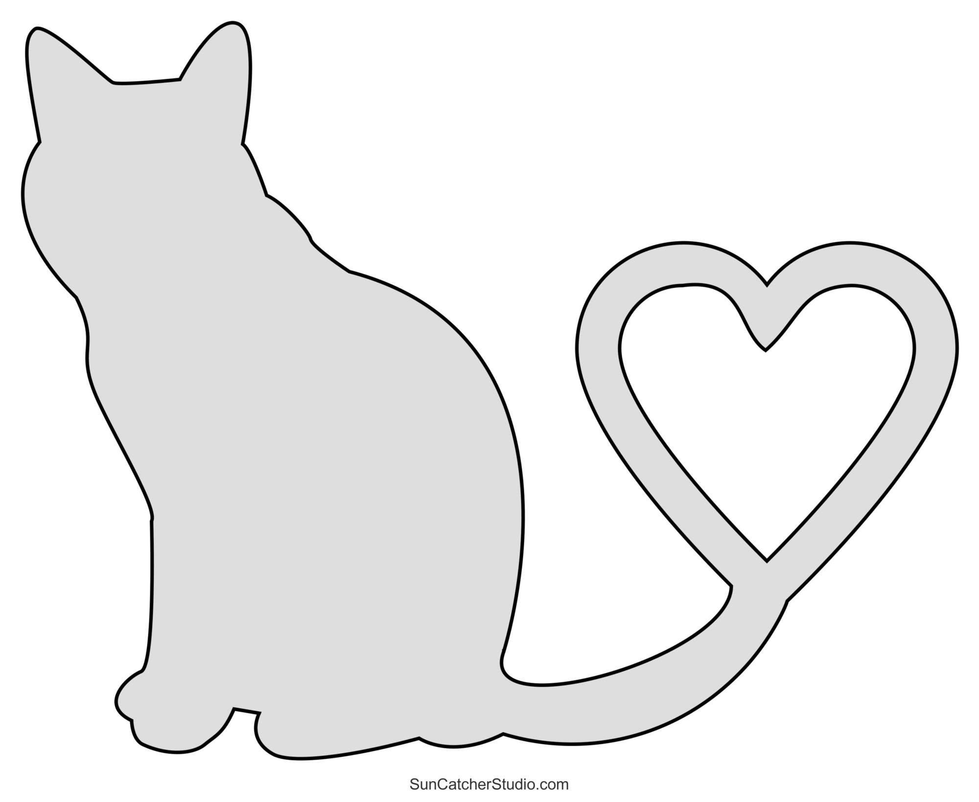 Cat Template Printable
