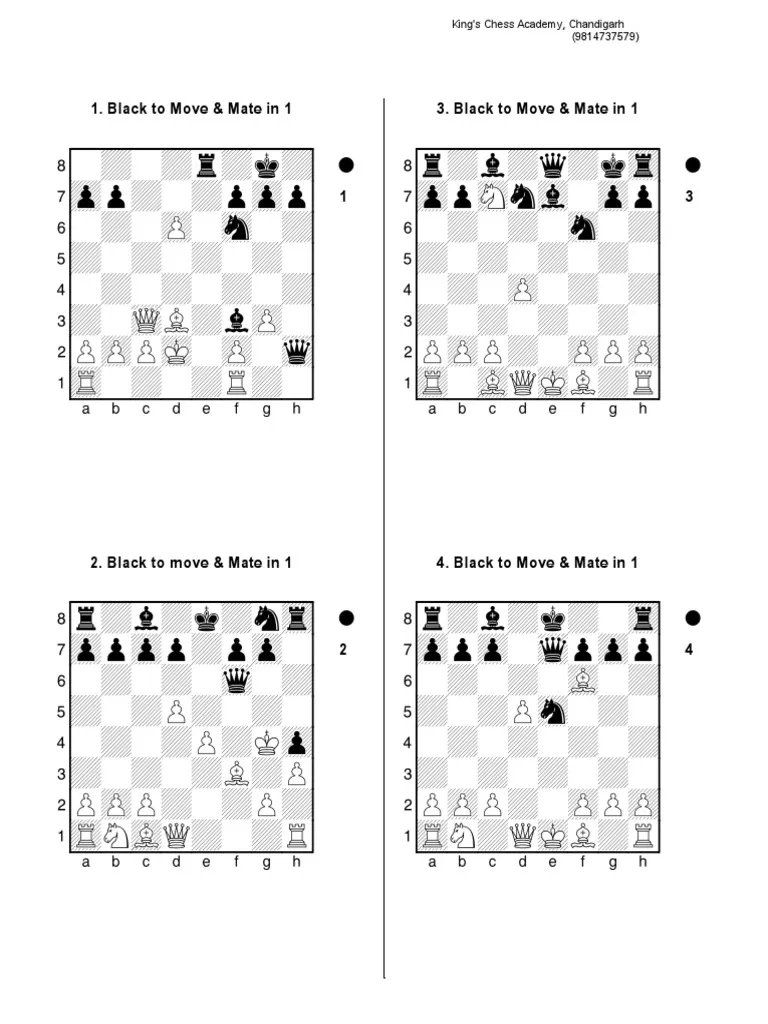Chess Puzzles PDF