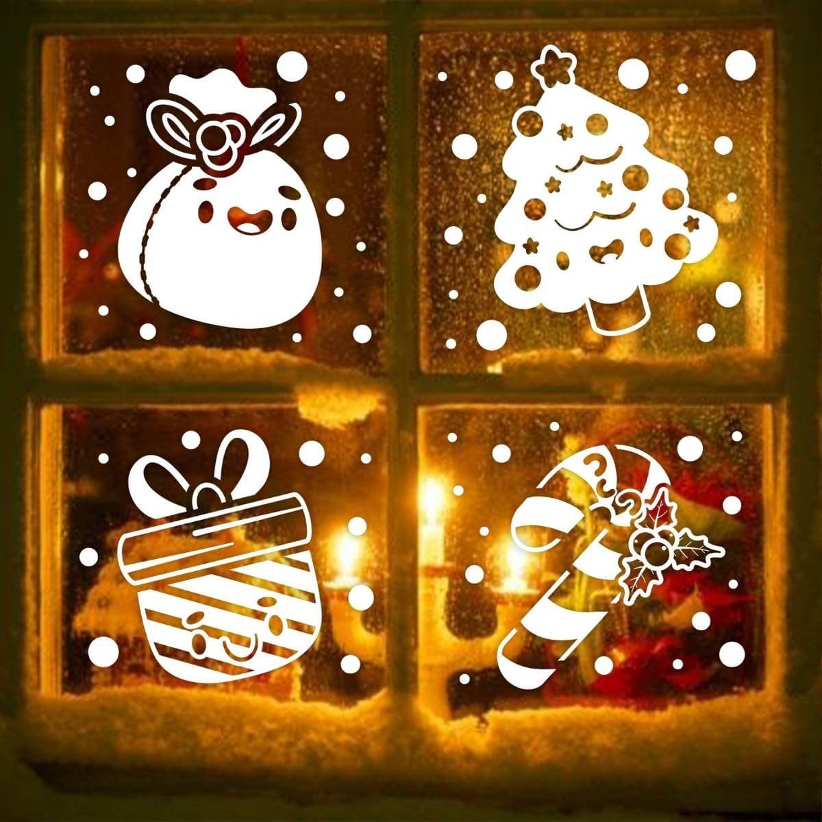 Free Printable Christmas Window Decorations