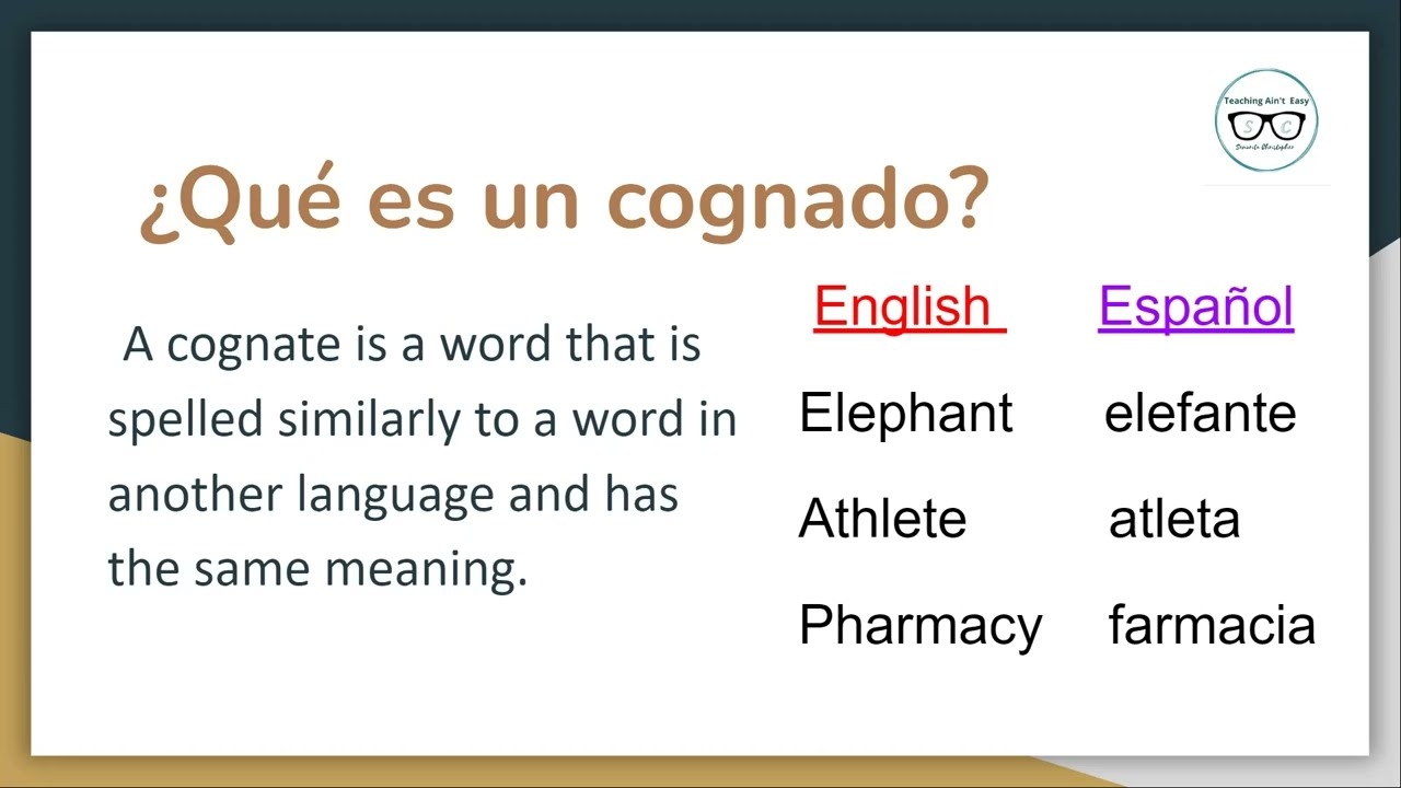 Cognados Cognates What Are They And How Can They Be Useful 