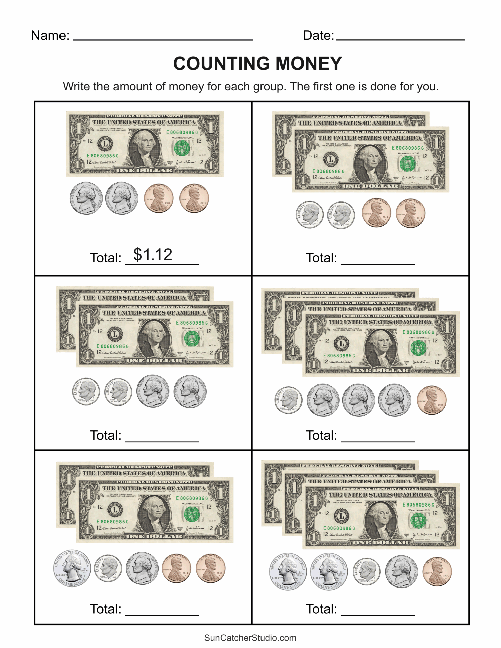 Free Printable Money Worksheets For 5th Grade