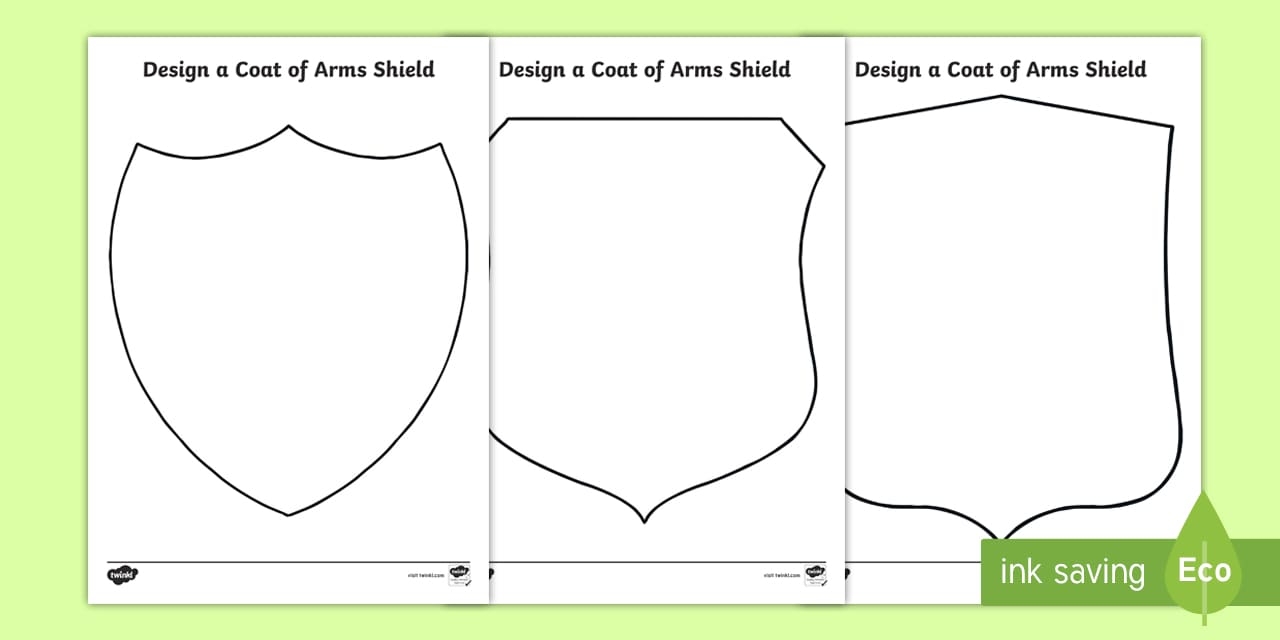 Create A Family Crest Coat Of Arms Activity Twinkl