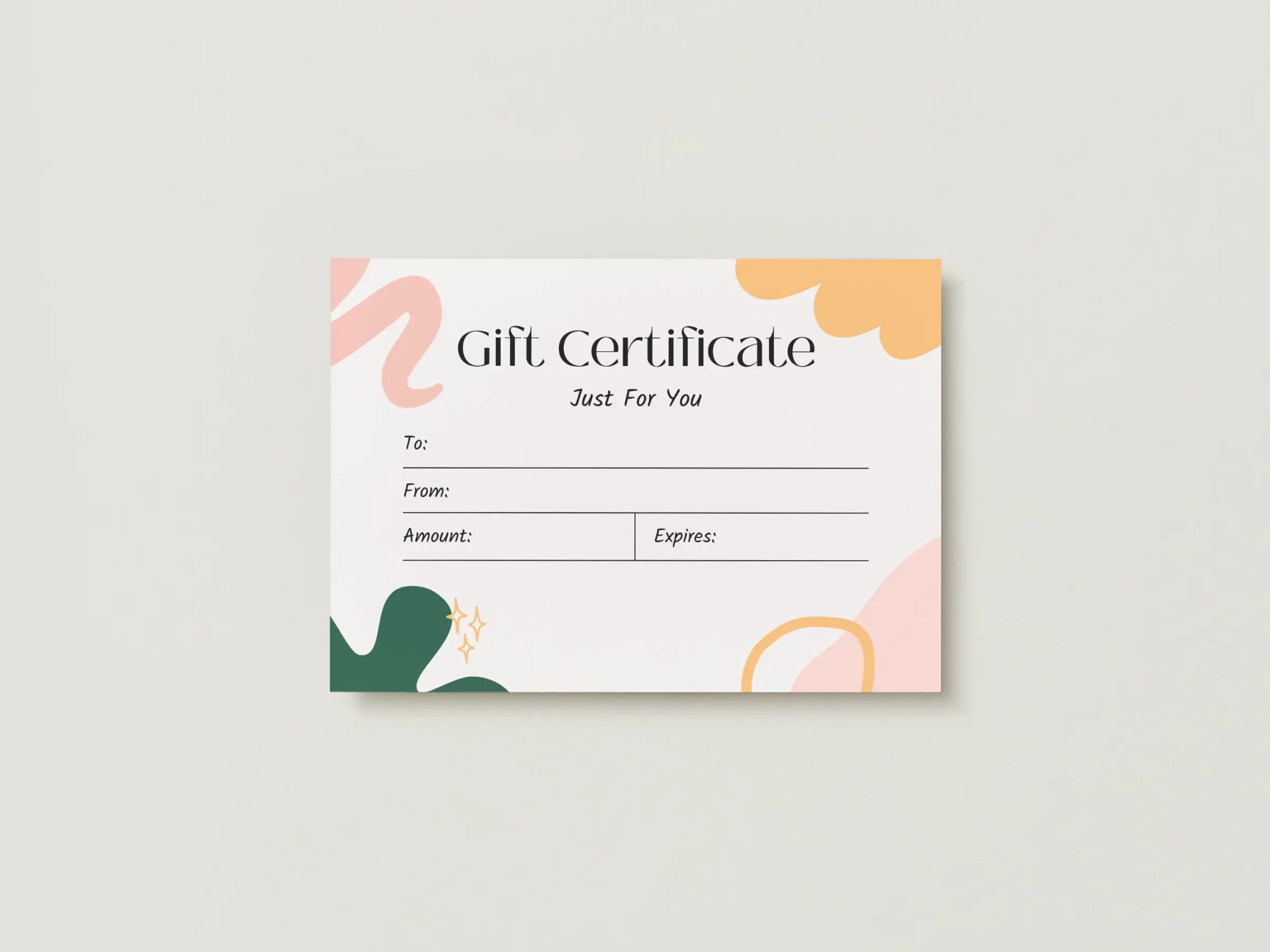 Custom Gift Certificates Printable Gift Cards Canva
