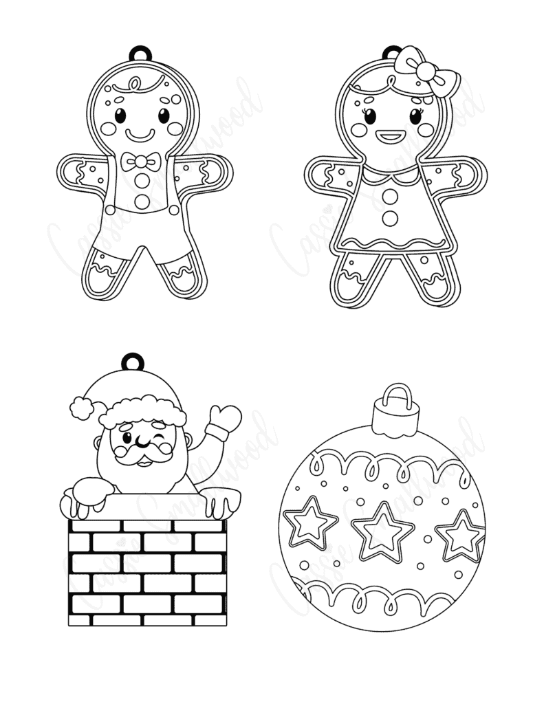 Free Printable Christmas Ornament Templates