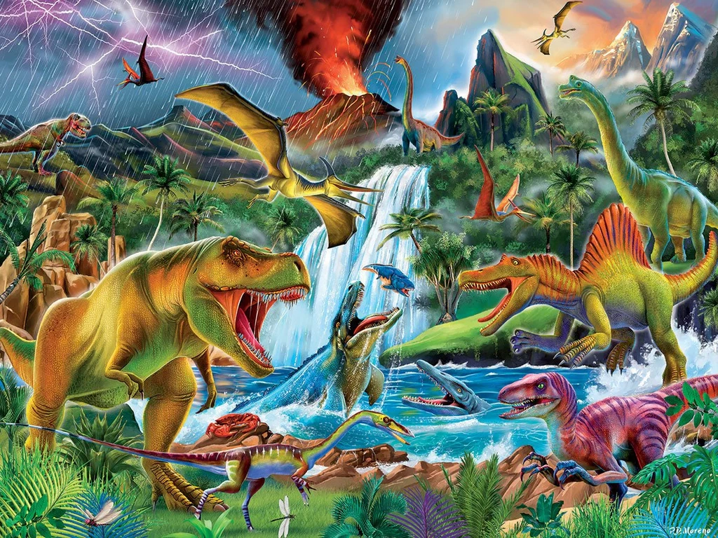 Dinosaurs 1821pz 300 Piece Jigsaw Puzzle