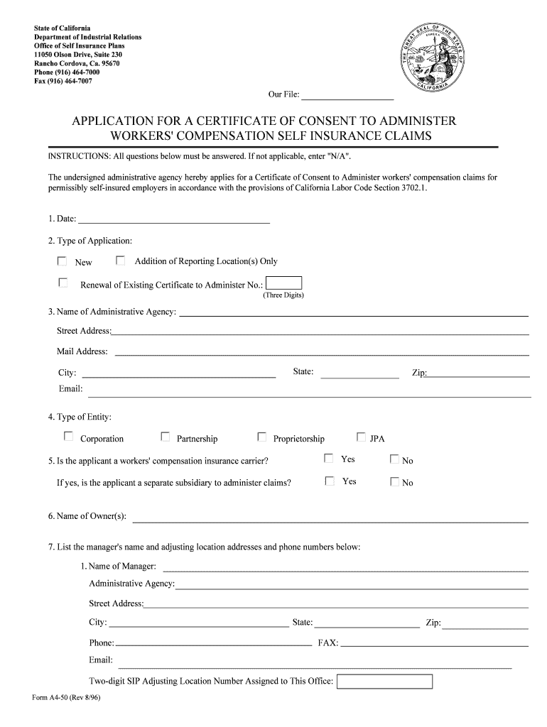 Dir Paperwork California Fill Online Printable Fillable Blank 