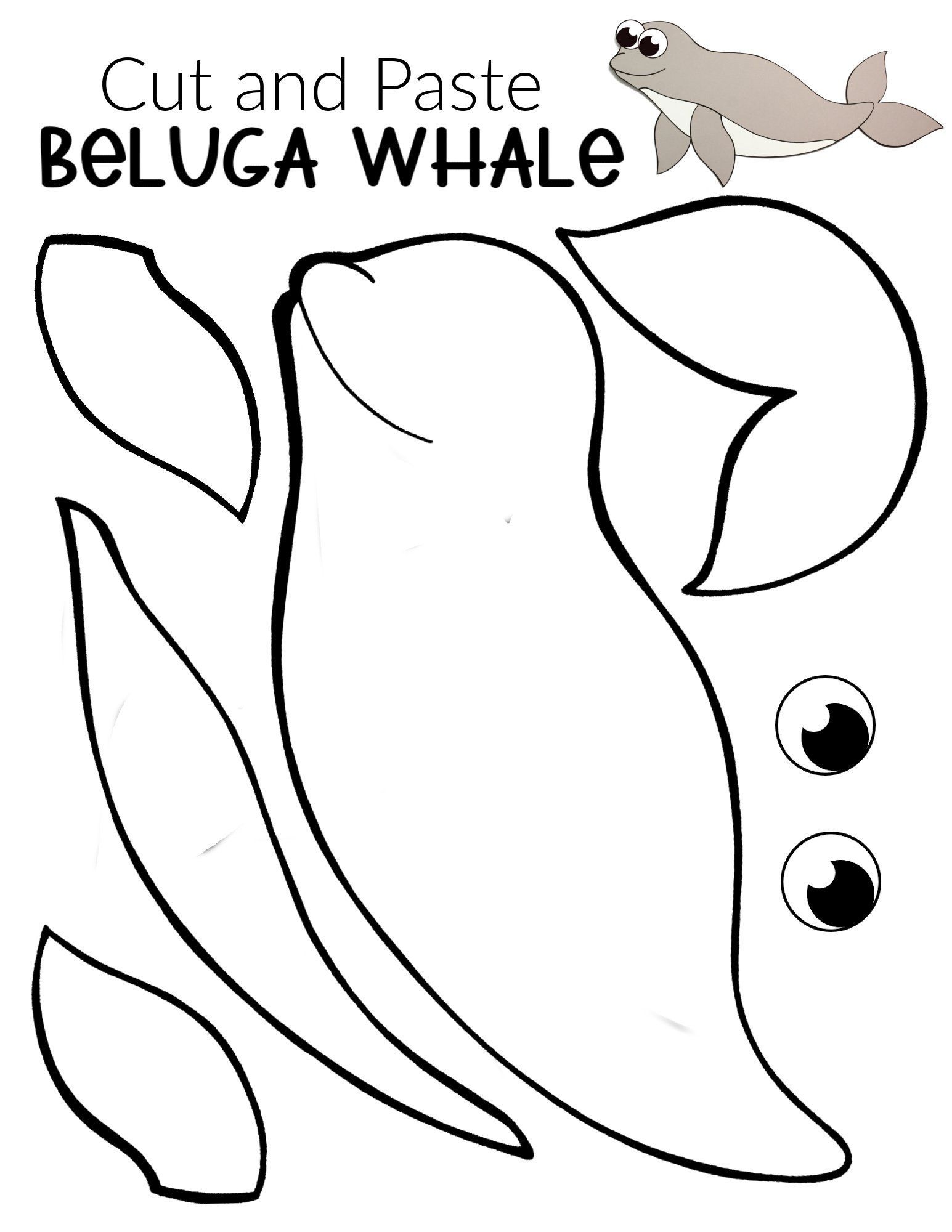 Whale Template Printable