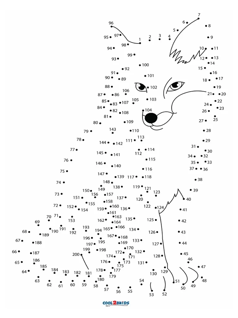 Dot To Dot Printables 1 200 PDF