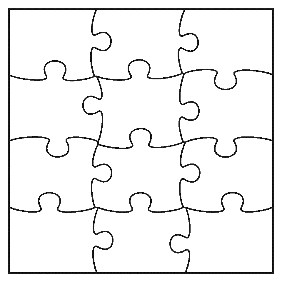 Download HD How To Make Jigsaw Pieces Jigsaw Puzzle Template 