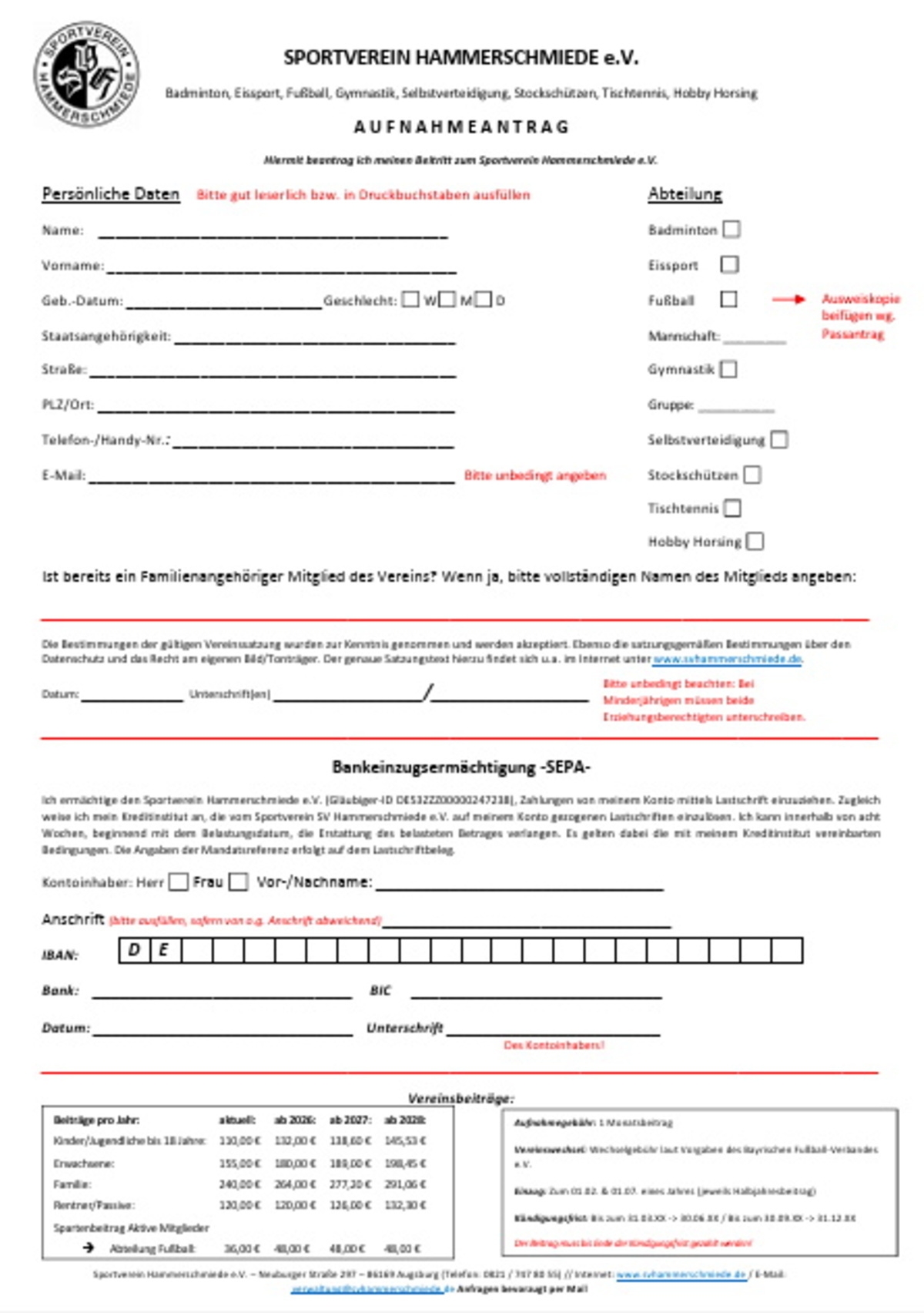 Download Sportverein Hammerschmiede E V 