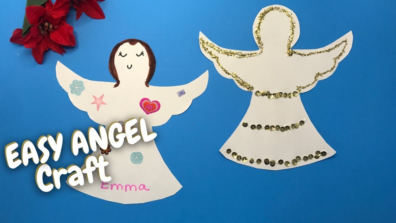 Easy Angel Craft Free Template 