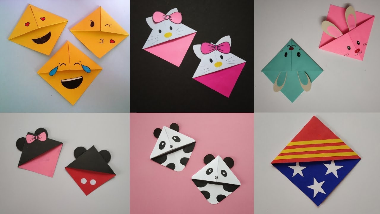 Easy Corner Bookmark Ideas How To Make Corner Bookmarks DIY