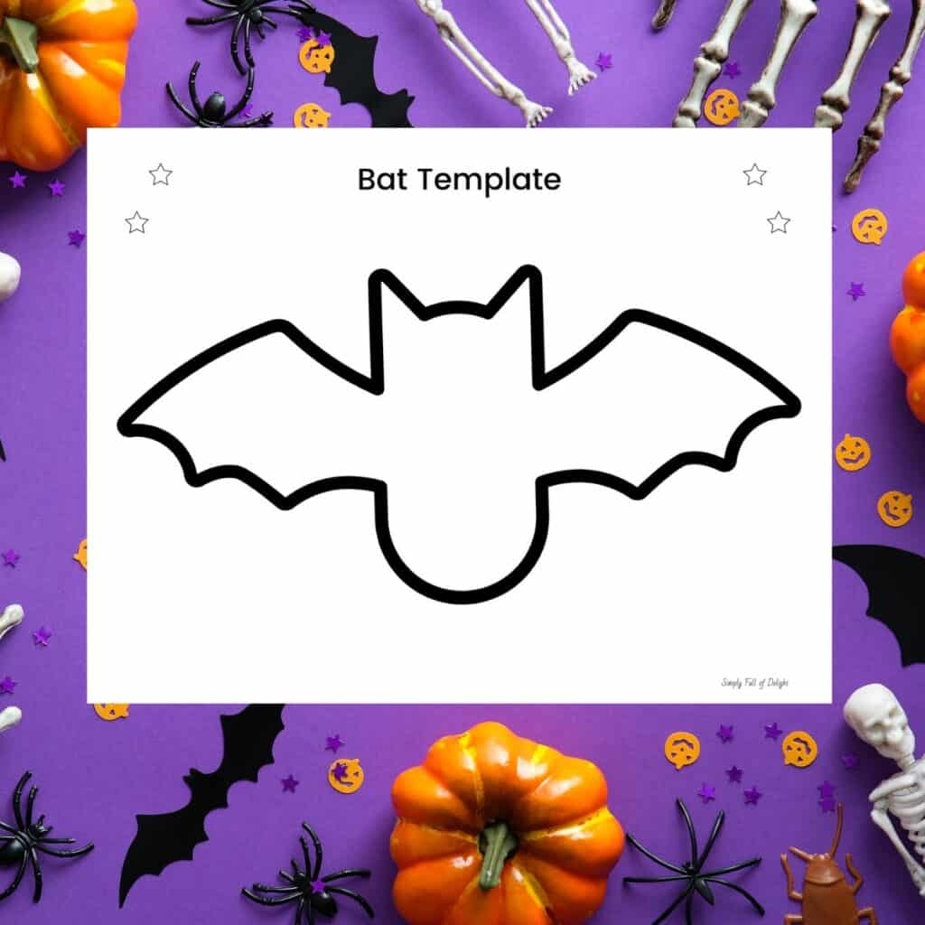 Bat Craft Template Printable