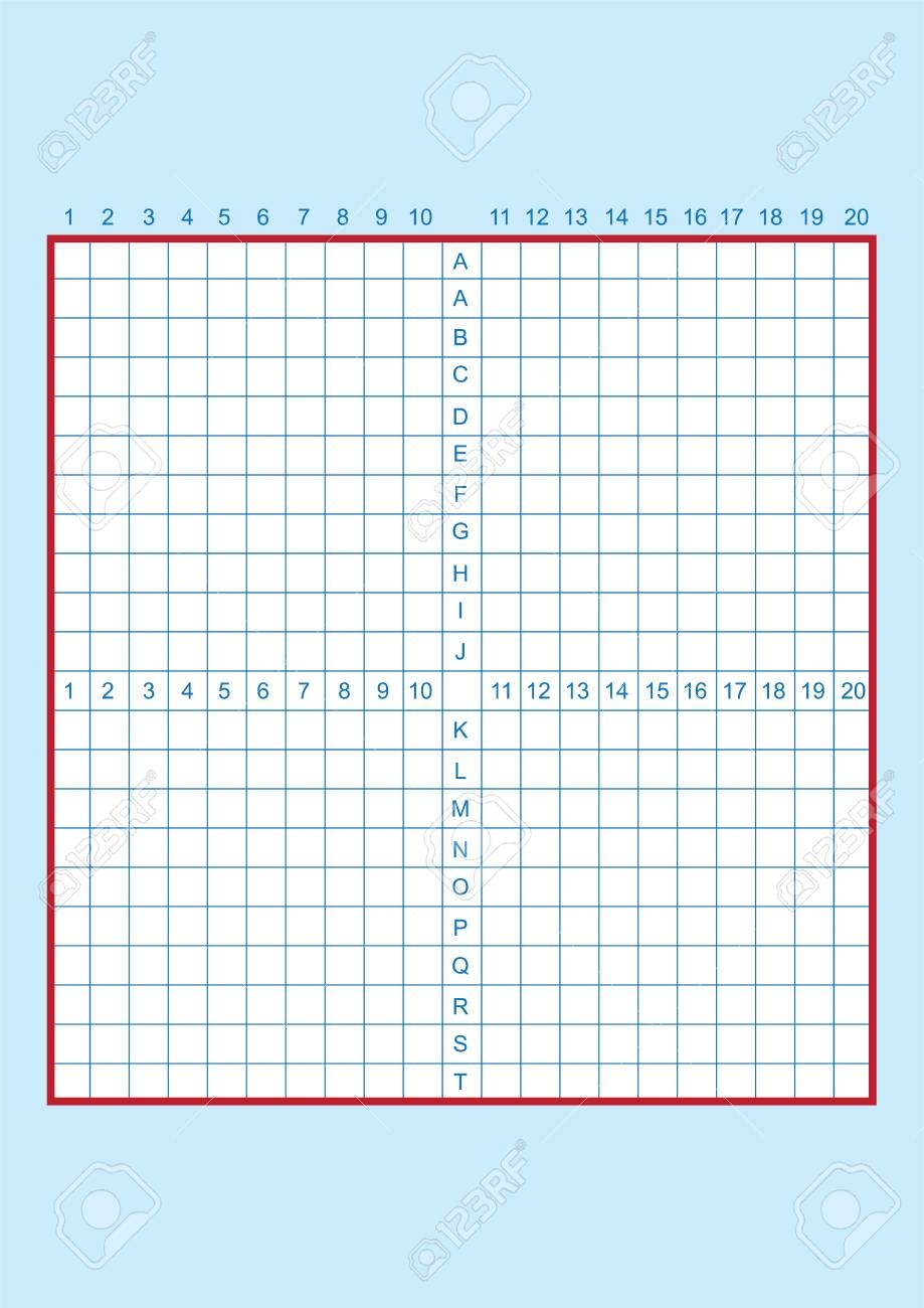Engineering Graph Paper Printable Graph Paper Vector Illustration 