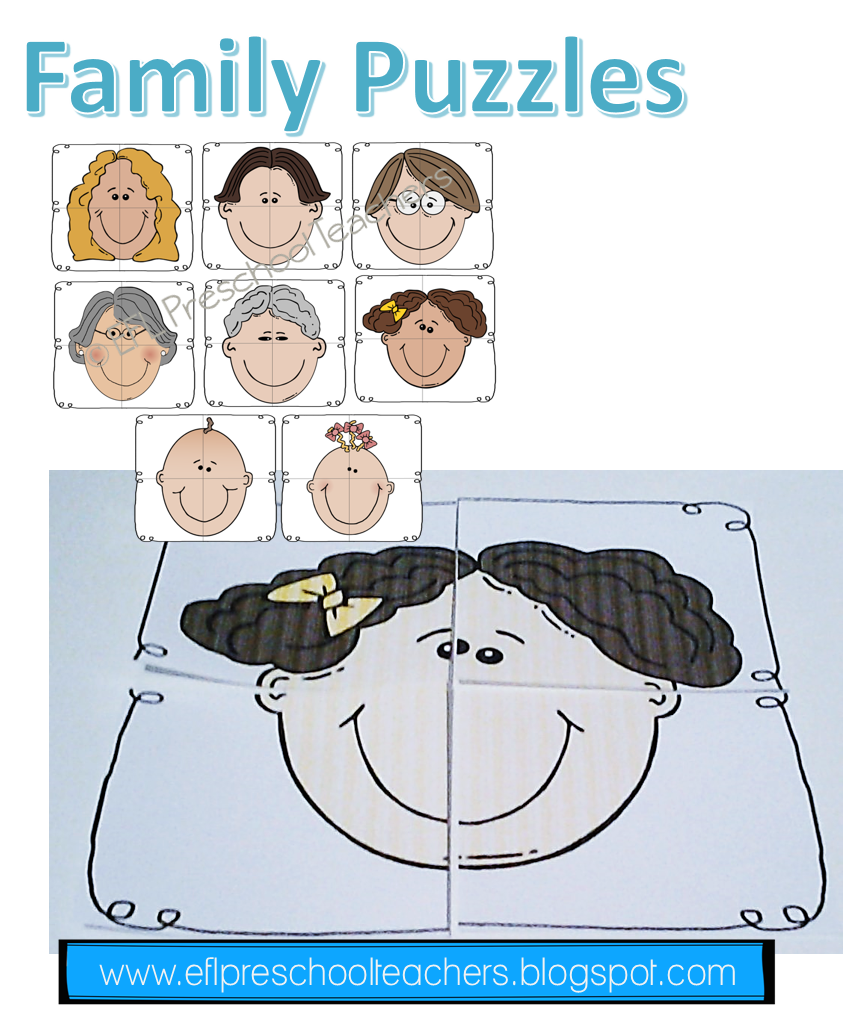 ESL EFL Preschool Teachers Family Theme Resource For ESL